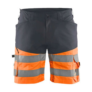 Top Quality High Visibility Security Cotton Material Reflective Safety Shorts Men <b>Working</b> Construction Worker Safety Shorts - Product Image 5
