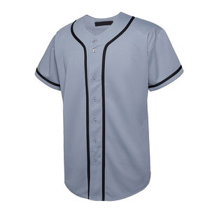 Maillot de baseball respirant personnalisé pour hommes 100 % coton, impression par sublimation personnalisée, vente en gros, nouveaux ensembles de maillots vierges à imprimer sur mesure - Product Image 5
