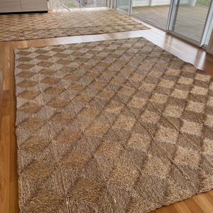 High Quality Interior Seagrass <b>Rug</b> Carpet for Living Room and Decor Bedroom Woven <b>Boho</b> OEM Designs Customized Handmade - Product Image 1
