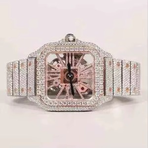 Reloj de Pulsera de Cuarzo de Lujo para Mujer, con Cristal Cuadrado y Diseño Hueco - Product Image 1