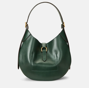 Sac croissant créatif en cuir tanné avec découpes uniques et détail en spirale dorée. Tendance, disponible à prix de gros. - Product Image 5