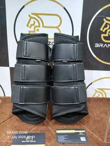 รองเท้าบูทสำหรับม้า BRAND ZONE Sports ทำจากนีโอพรีนยืดหยุ่นสูงและหนัง PU พร้อมดีไซน์ตาข่ายระบายอากาศด้านนอกเพื่อการปกป้องขา - Product Image 2