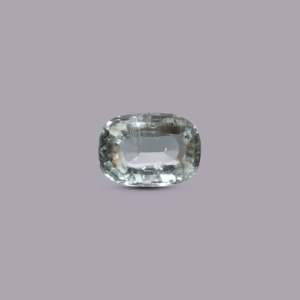 Natural Sky Blue Aquamarine 5.6 Carat Faceted Oval Cabochon Loose Gemstone for Fine Jewelry - Product Image 1