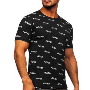 T-shirt à séchage rapide pour hommes, impression par sublimation, logo personnalisé, vente en gros, impression par sublimation, vêtements de sport et de gym - Product Image 2