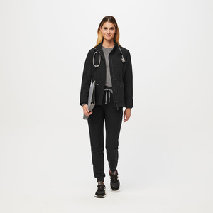 Soft Fabric OEM Wholesale Unisex Medical Scrub Jackets <b>Canvas</b> Spandex/Polyester <b>High</b> Quality Comfortable Customized Logo Colors - Product Image 6