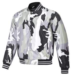 Chaqueta de Hombre de Primera Calidad, Chaqueta Bomber Personalizada 100% Poliéster Satinado, Chaqueta Cortavientos para Hombre - Product Image 4