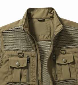 Chaleco Casual de Verano para Hombre, sin Mangas, con Múltiples Bolsillos, Transpirable, de Secado Rápido, con Malla, Nuevo, para Pesca y Fotografía - Product Image 2
