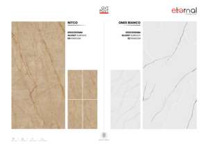 Azulejos de porcelana Colección Prestige 60X120CM 600X1200MM 24X48 Acabado brillante Gran formato para arquitectura moderna - Product Image 2