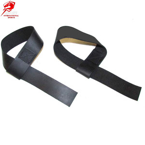 Accessoires de gym : Sangles de levage en cuir robuste avec rembourrage en matériau souple – Offre spéciale - Product Image 1