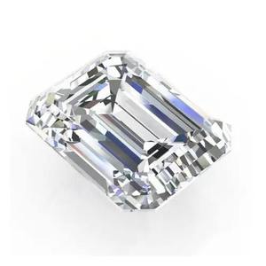 Bague et boucles d'oreilles en diamant CVD de laboratoire, pureté VVS-VS, taille émeraude, 10,30 carats, certifiées IGI, pour la création de bijoux - Product Image 2