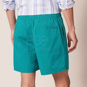 <b>Men</b> Casual Wear <b>Shorts</b> Solid 100% Cotton Durable Lightweight Fabric Quick Dry Comfortable Fit for Daily Activities - Product Image 5