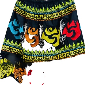 กระโปรงผ้าโพลีเอสเตอร์/ ผ้าฝ้ายเอวธรรมชาติลำลองสำหรับผู้หญิงปักลายดอกไม้ยาวถึงพื้นปรับแต่งได้ทุกฤดูกาล - Product Image 3