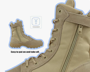 Botas de Trabajo Tácticas y Ceremoniales para Hombre, Ligeras, de Cuero, para Motociclismo y Actividades al Aire Libre - Product Image 5