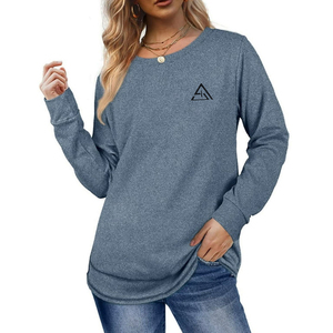 Sudadera de Forro Polar Estampada Transpirable Informal para Mujer, Colección de Invierno, Logotipo Frontal Personalizado, Color Personalizado, Secado Rápido, 100% Algodón - Product Image 1