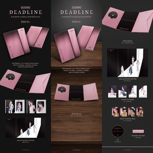 [Álbum Coreano Oficial 100%] BLAC&KPINK - 3er MINI ÁLBUM [DEADLINE] (Versión PINK) Álbum de K-POP - Product Image 5