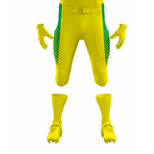 Uniforme de football américain personnalisé léger et respirant à manches courtes, grande taille, couleur unie de haute qualité, 100% coton - Product Image 3