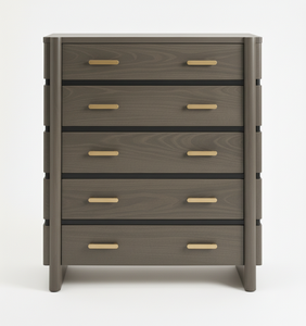 <b>5</b>-drawer Modern Eco-Friendly Chest Mango Bed <b>Frame</b> Bedroom OEM ODM Wood Handcrafted Premium Quality Custom Wholesale Inflatable - Product Image 1