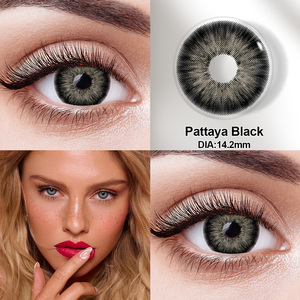 <span class=keywords><strong>Lentilles</strong></span> de contact colorées <span class=keywords><strong>mensuelles</strong></span> personnalisées en HEMA souple de 14,2 mm, 40 % d'eau, services OEM ODM sur mesure, haute qualité - Product Image 5