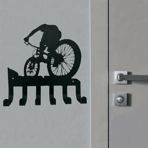 CIFbuy Organizador de pared moderno con diseño de copo de nieve para entrada, ahorrador de espacio, con ganchos para llaves, abrigos, sombreros y bufandas, decoración del hogar, estilo acogedor - Product Image 5