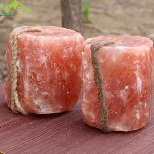 Demaro Salt High Quality Premium Export Natural Himalayan Cow Salt Licks Cube <b>Shape</b> Animal Lick Salt <b>Blocks</b> Hanging Rope 1m ISO - Product Image 3