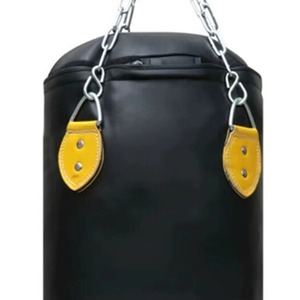 Sac de frappe professionnel en cuir de qualité supérieure, fait main, confortable, avec hauteur réglable, design personnalisé imprimé sur le dessus et robuste. - Product Image 4