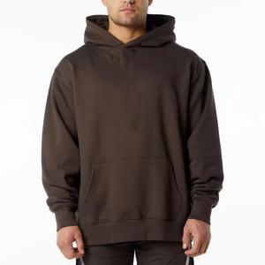 Sweat à capuche de luxe uni, design élégant et tendance, 100% coton, hiver, coupe ample, unisexe, pour les jeunes et les clubs - Product Image 5
