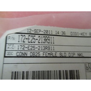Lot de 3 Mouser Electronics 172-E25-213R911 Conn - Équipements et composants semi-conducteurs d'occasion fiables à l'échelle mondiale - Product Image 6