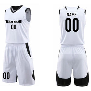 Conjunto de Uniforme de Baloncesto Personalizado, Transpirable, Antibacterial, de Secado Rápido, con Protección UV, Jersey de Poliéster para Equipo, Tallas Grandes, OEM, para Todas las Temporadas - Product Image 1