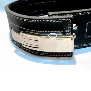 Cinturón de Cuero Personalizado para Levantamiento de Pesas, Cinturón de Gimnasio para Powerlifting, Cinturón de Fitness de 13 mm con Hebilla de Palanca de Alta Resistencia para Entrenamiento de Sentadillas y Peso Muerto - Product Image 6