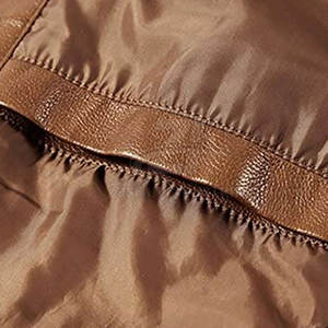 เสื้อแจ็คเก็ตหนังน้ำหนักเบาแบบใหม่ กันลม สำหรับผู้ชาย เสื้อผ้าแฟชั่นสั่งตัดไซส์ได้ เสื้อแจ็คเก็ตฤดูหนาวสำหรับผู้ชาย - Product Image 6