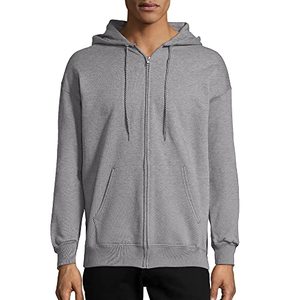 Estilo masculino moderno con bolsillos tipo canguro profundos, prenda exterior de forro polar grueso y cálido con cremallera, corte entallado. - Product Image 1