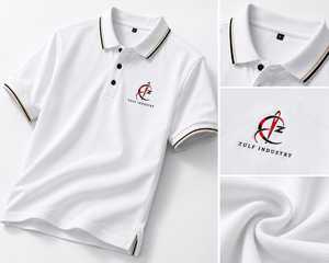 Polo en coton blanc pour homme, manches courtes, logo brodé, décontracté, respirant, design avant, polo blanc de qualité supérieure - Product Image 6