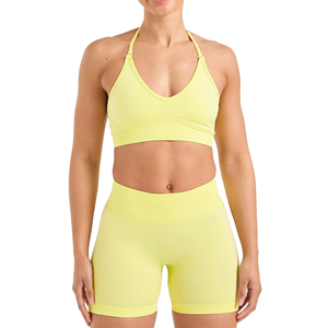 Nouvel Arrivage – Soutien-gorge de Sport Respirant de Haute Qualité pour Femme avec Logo Frontal, Soutien Moyen, Idéal Yoga et Fitness – Vente en Ligne - Product Image 1