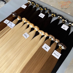 Vente en gros d'extensions de cheveux Remy 100% vierges cheveux kératine à pointe plate longue durée Vietnam cheveux humains vietnamiens purs bruts non transformés - Product Image 2