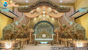 Statue d'éléphant en Fiber de carbone, décoration pour mariage, superbe, indien - Product Image 3