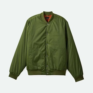 Chaqueta Bomber Clásica para Hombre, Impermeable, Transpirable, que Absorbe la Humedad, Talla Grande, Forro Naranja, Otoño, Gruesa, Cálida, con Cierre Completo - Product Image 1