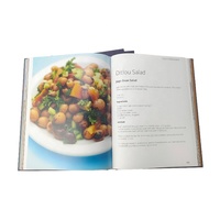 Impression de livre de cuisine/Menu à couverture rigide personnalisée de haute qualité à prix d'usine