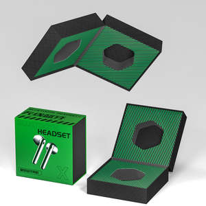 Caja de Regalo Magnética Laminada Brillante Personalizada Premium con Espuma Interior para AirPods y Auriculares - Product Image 6