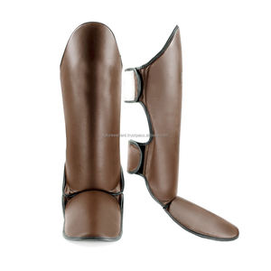 Muestra envío gratis Venta Directa de fábrica Wkf Karate Protector Karate Shin Pads Karate Shin Instep Guard para la venta - Product Image 4