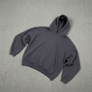 Pullover Hoodie 100% Cotton Oversized Hoodie Screen Printed & Embroidery Logo Winter Wear Hoodies Casual Streetwear Fashion hood - Product Image 4
