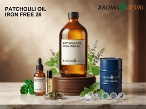 Huile de Patchouli AROMA ATSIRI Sans Fer 26 Huile Essentielle Pure Distillée à la Vapeur 100% Pure Aromathérapie - Product Image 1