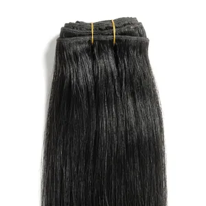 Cheveux humains 100% Remy, tissage lisse avec mèches noires, texture ondulée naturelle, personnalisable - Product Image 4