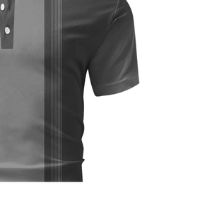 Chemise en coton tricoté anti-rides pour homme, tissu respirant de qualité supérieure, manches courtes, poche imprimée, confortable, légère et élégante - Product Image 5