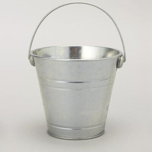 Cubo de metal galvanizado al por mayor con asa para cerveza, fiestas, jardinería y uso doméstico, macetero, cubo de almacenamiento - Product Image 2