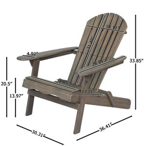 Malibu <b>Adirondack</b> <b>Garden</b> <b>Chair</b> - Product Image 4