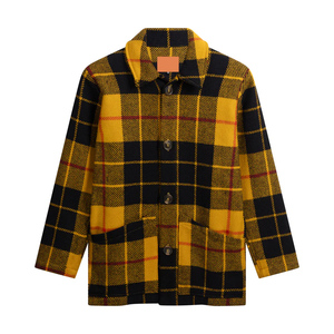 Vestes en laine pour hommes, style décontracté, boutonnées, col rabattu, manches longues, respirantes, hiver, OEM. - Product Image 1