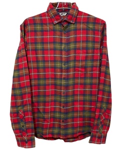 Camisa de franela informal con estampado de logotipo personalizado para hombre, diseño de sarga teñido de hilo de algodón 100% transpirable con mangas completas a cuadros - Product Image 1