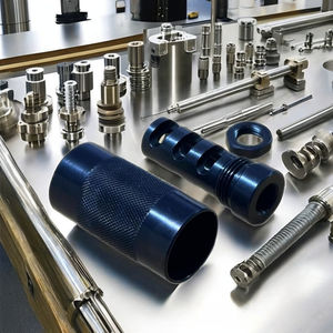 Piezas de Repuesto Automotrices de Aluminio AL6061 T6 y Acero Inoxidable C45, Mecanizadas por CNC de Alta Precisión, Personalizadas, de Calidad Premium, Oxidadas en Negro - Product Image 1