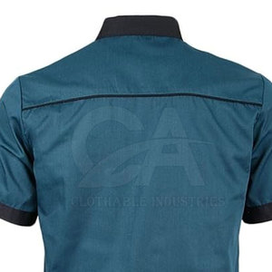 Chaqueta de Chef Premium para Uniformes de Cocina Profesional, Chaqueta de Chef Transpirable de Manga Corta para Personal de Restaurante, Doble Botonadura - Product Image 5