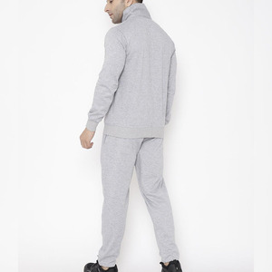 Customized Men's Oversized <b>Cropped</b> 360G Heavyweight Tracksuit Hoodie Sweatpants <b>Zip</b> <b>Up</b> Sweat Suit Premium Sportswear - Product Image 3